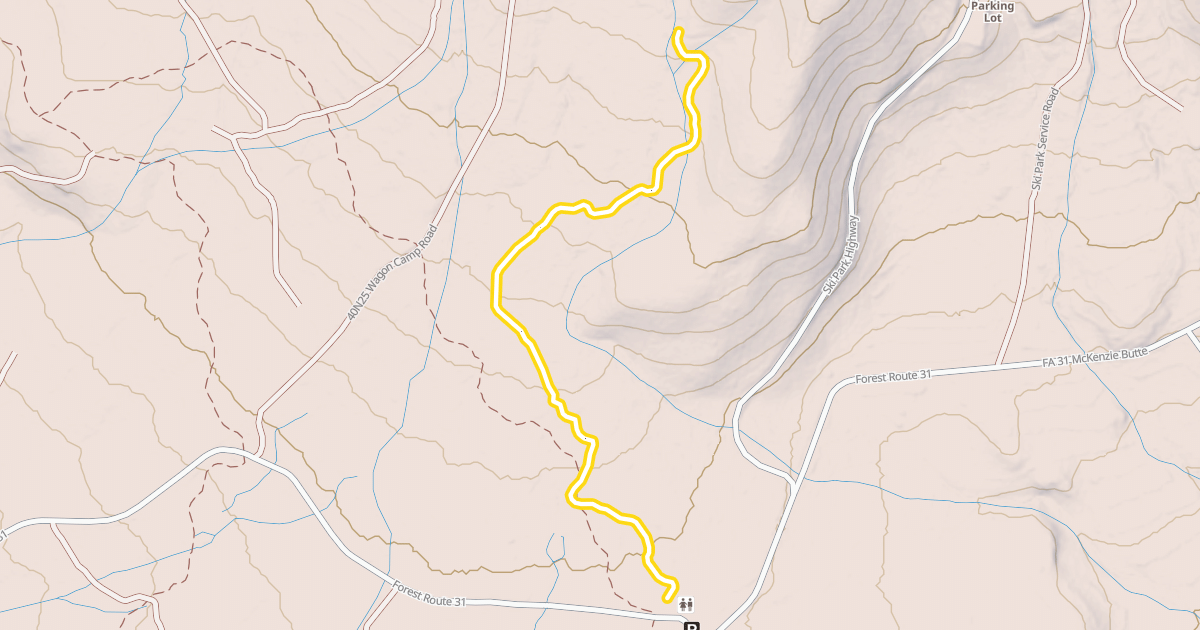 Map preview of Winding Way
