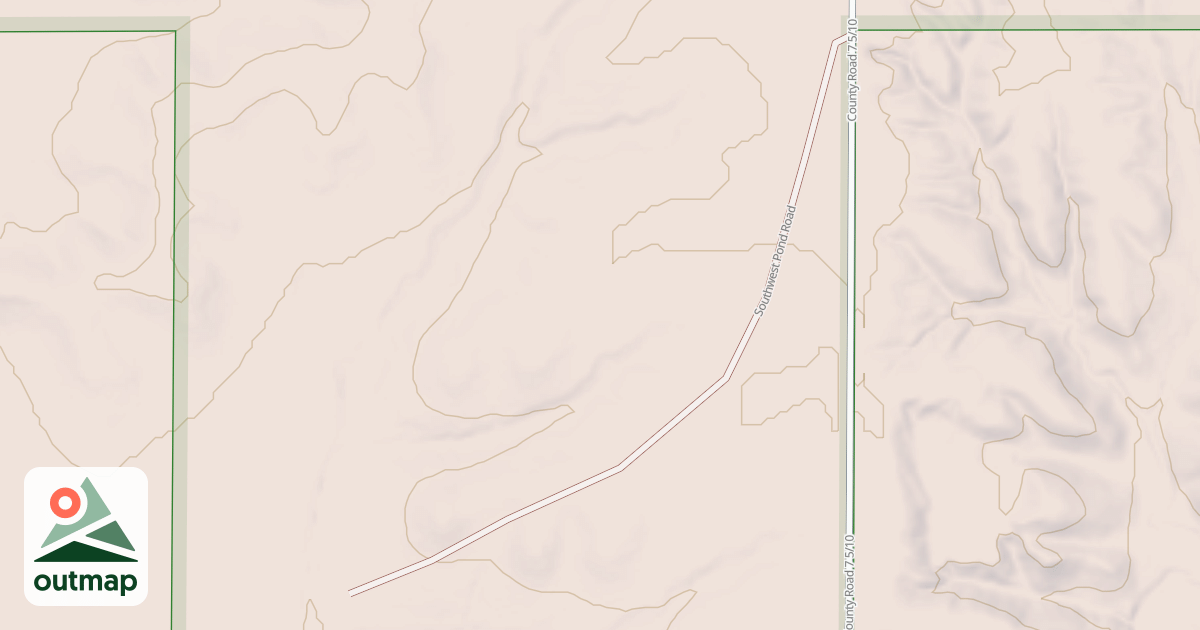 Map of SOUTHWEST POND
