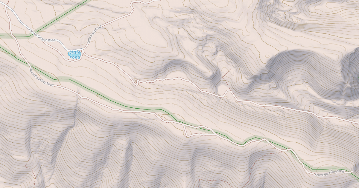 Map preview of FOREST BOUNDARY