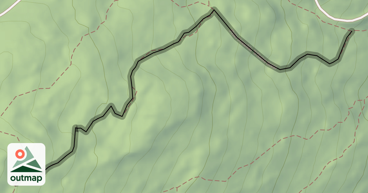 Map of Piste Freeride "L'Entre Deux