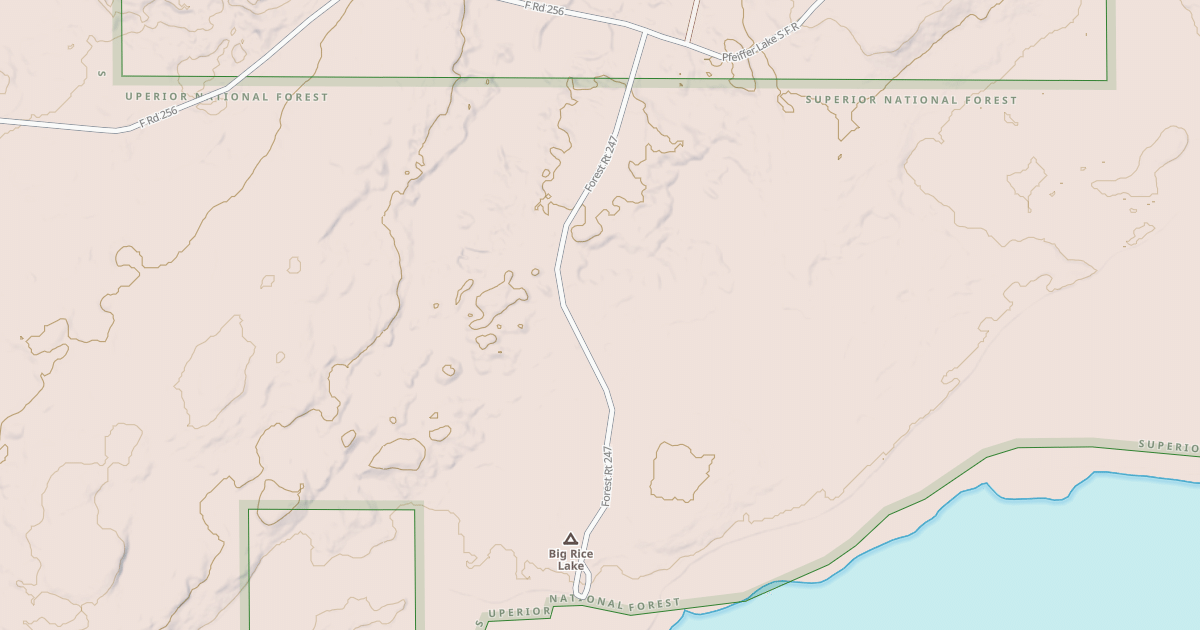 Map preview of BIG RICE LAKE
