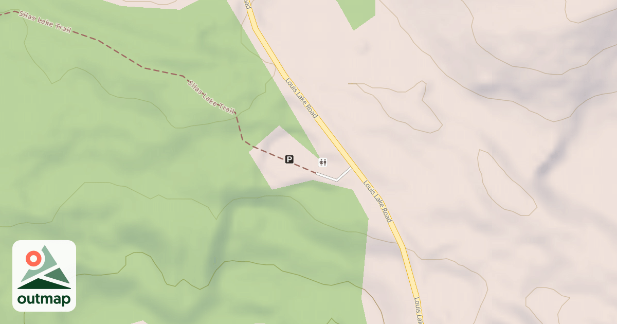 Map of CHRISTINA LAKE TRAILHEAD