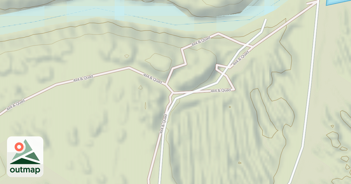 Map of Interlake State Recreation Area Trails