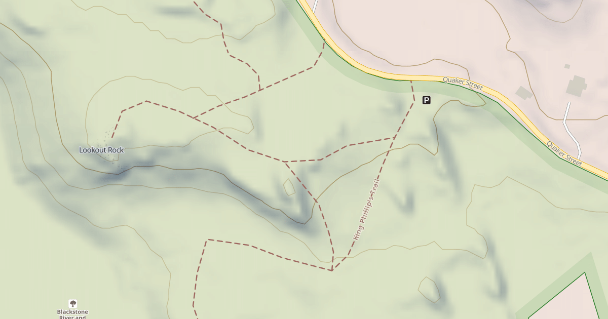 Map preview of Lookout Rock Trail