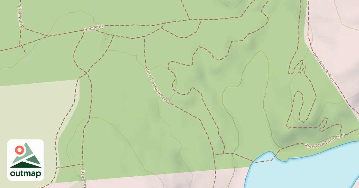 Map of Pine Tree Loop