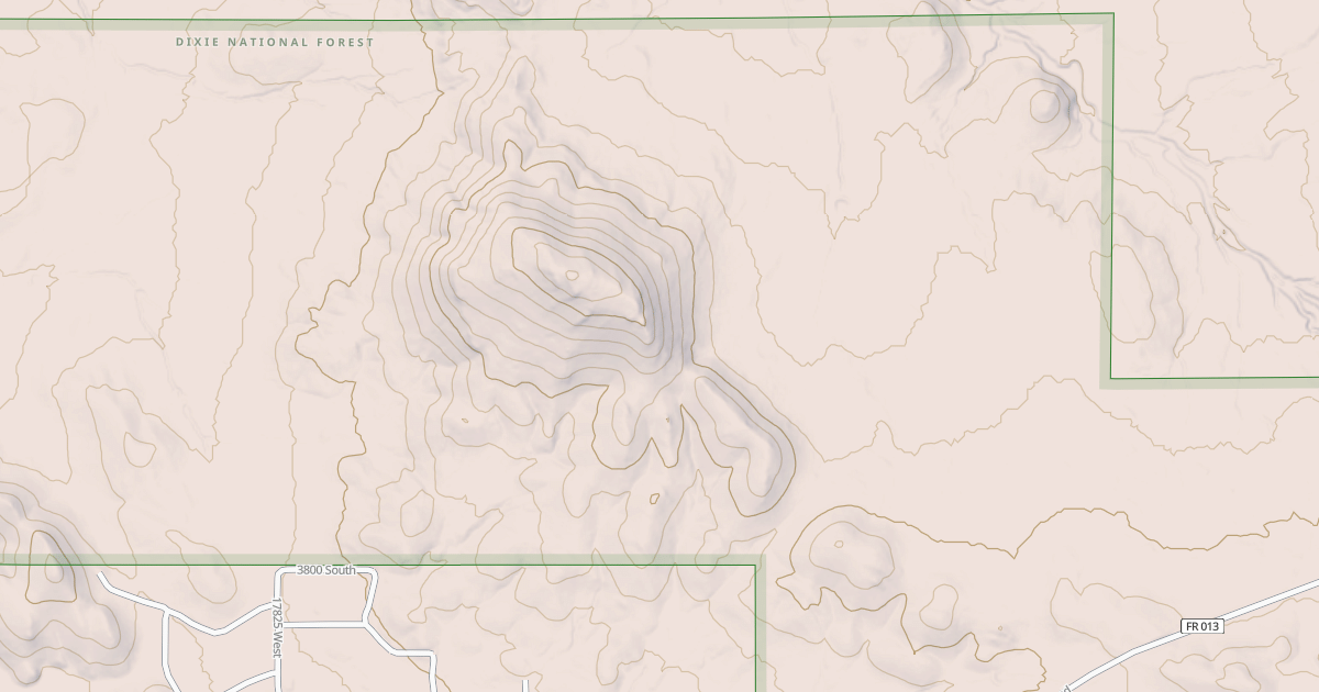 Map preview of USFS Motor Vehicle Use Map Roads {F7187399-CFFD-4208-ADC0-862133A77F17}