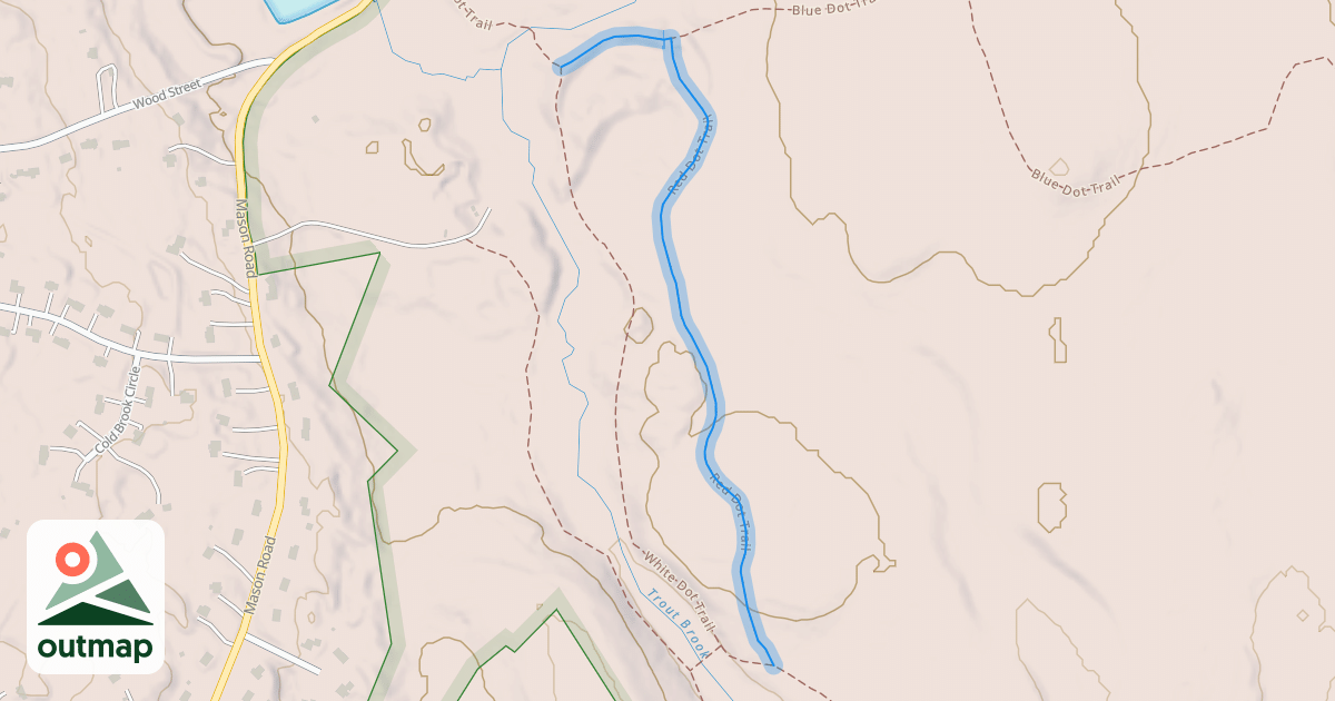 Map of Red Dot Trail