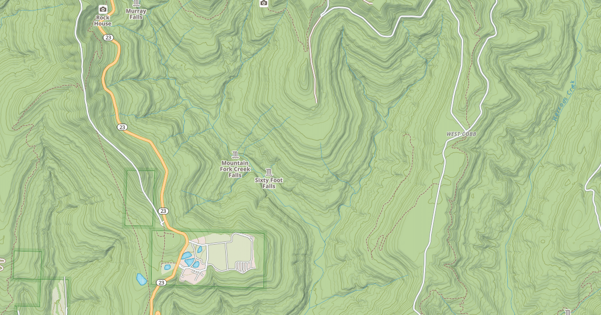 Map preview of MOUNTAIN CREEK
