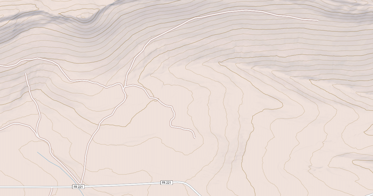 Map preview of NORTH HICKERSON RT FORK