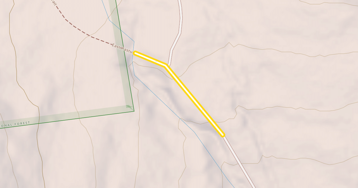 Map preview of East Pasture Trail