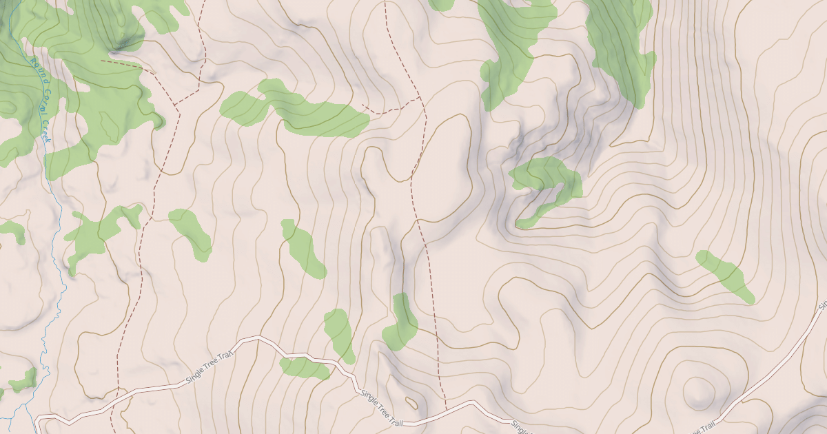 Map preview of ROUND CORRAL ROAD SPUR B