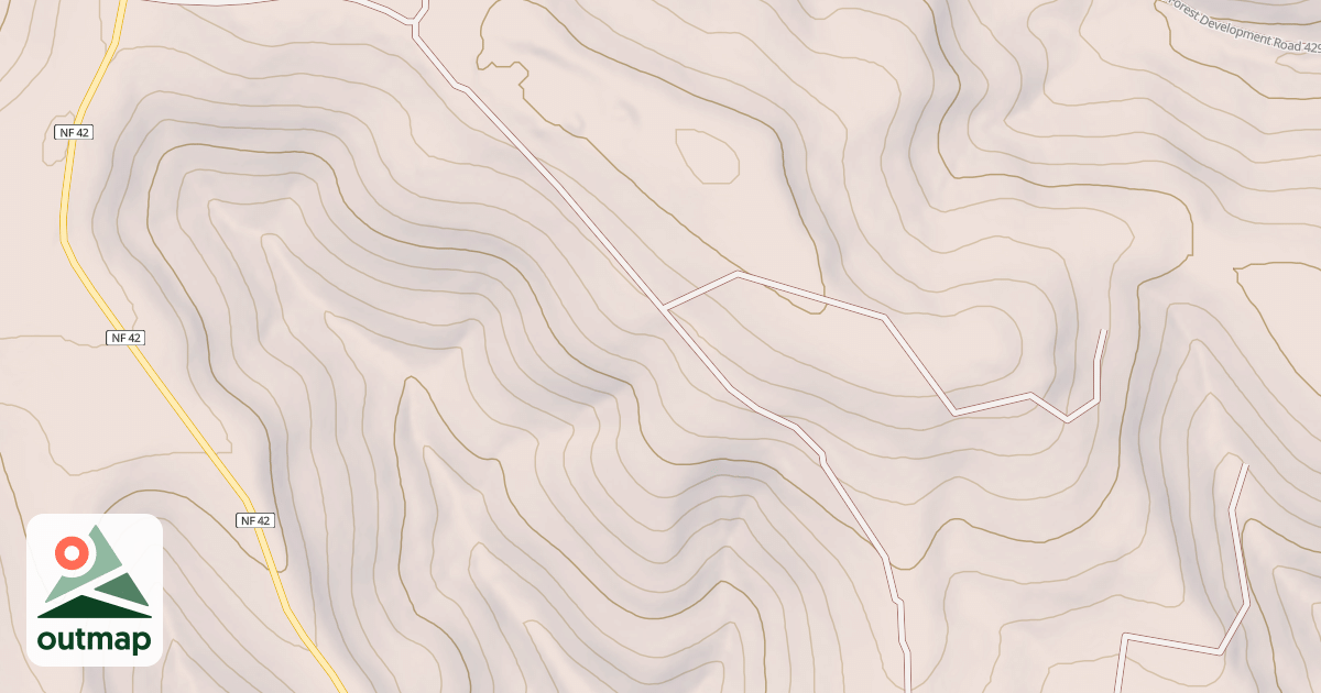 Map of USFS Motor Vehicle Use Map Roads {B8F92A9C-47D0-4AC0-877D-F278240AAFC8}
