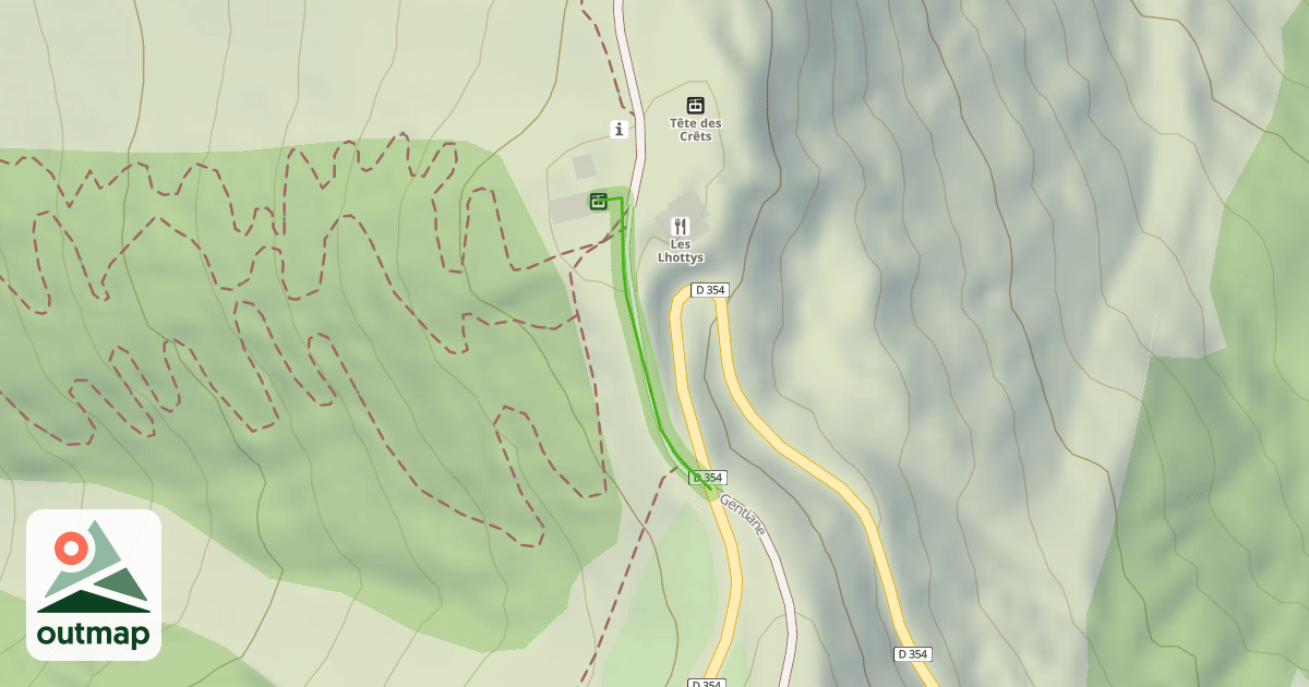 Map of Gentiane