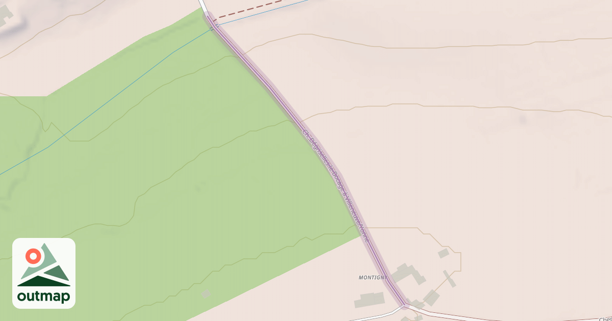Map of Ch. Dégriselles-le-Bocage à Villeneuve/Yonne