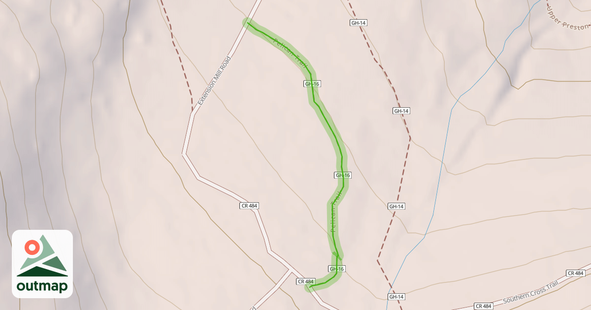 Map of Pelican Trail