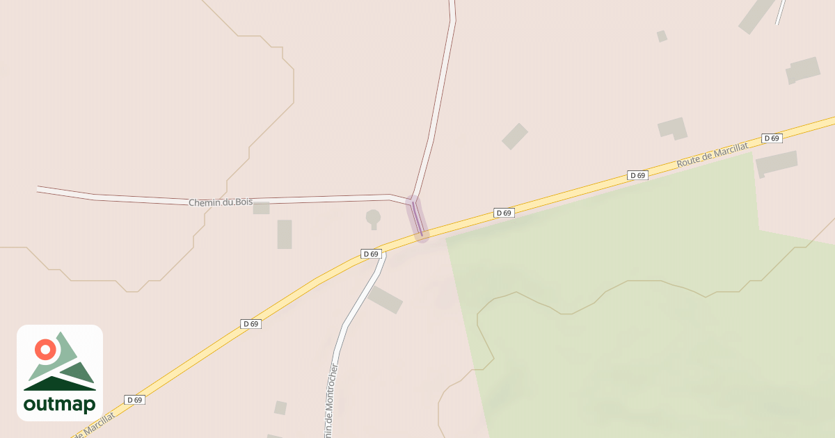 Map of Chemin du Bois