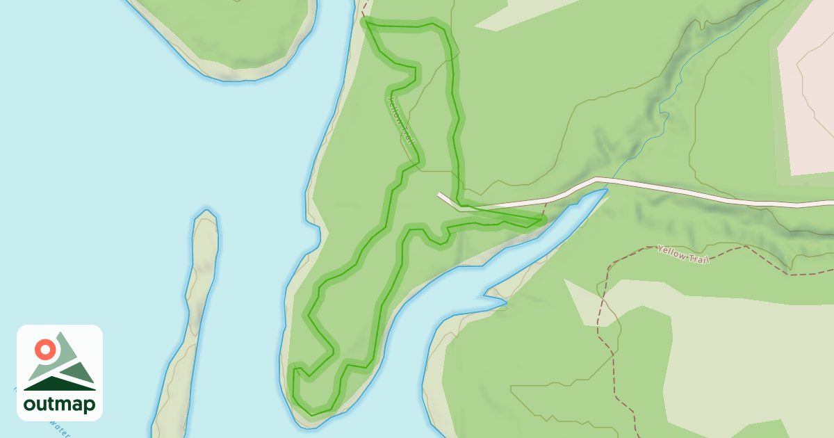 Map of Yellow Trail