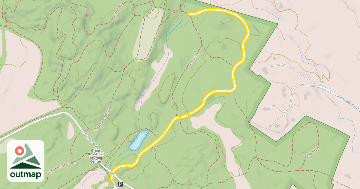 Map of Woodchuck Trail