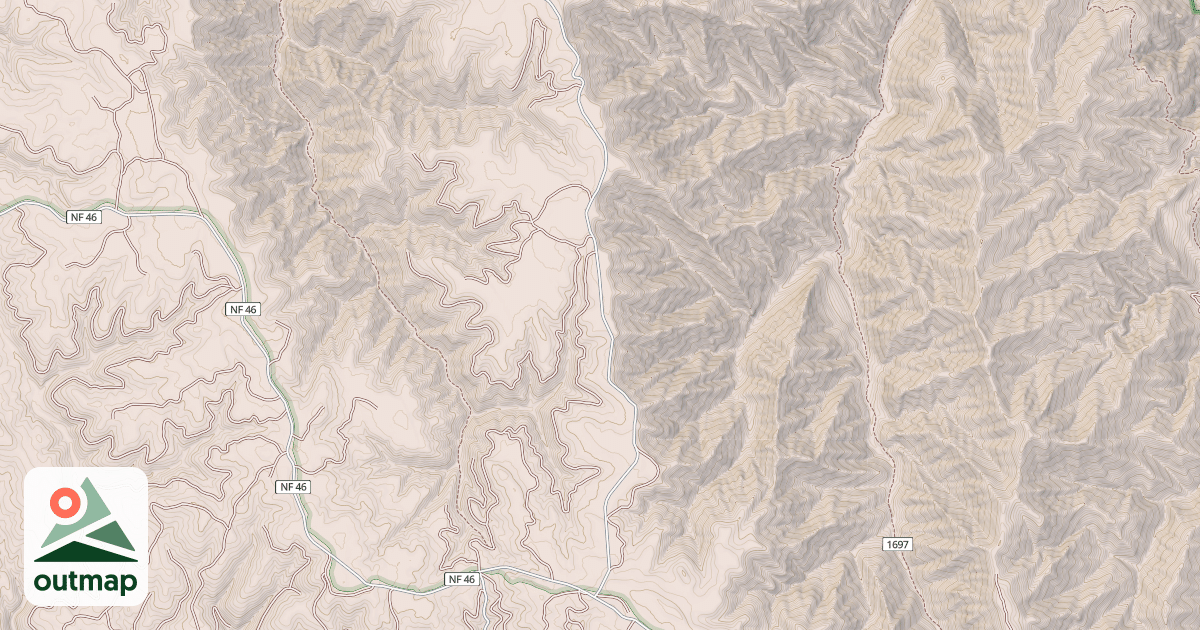 Map of COLD SPRINGS