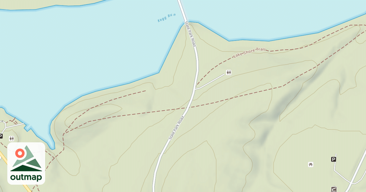 Map of Shawnee State Park Trails