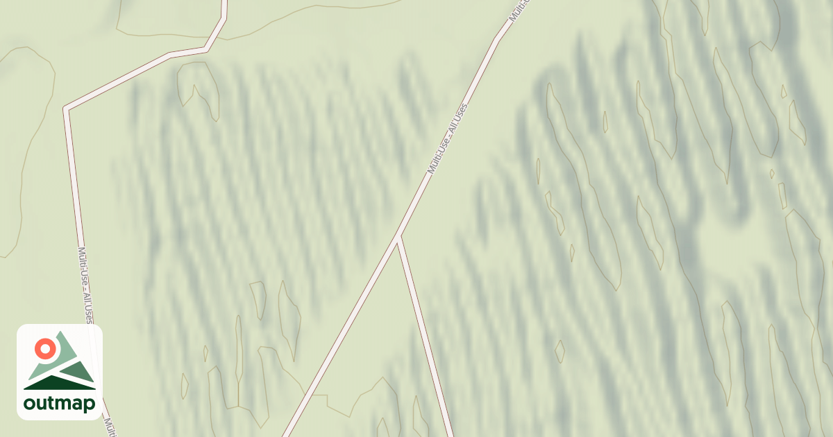 Map of Interlake State Recreation Area Trails