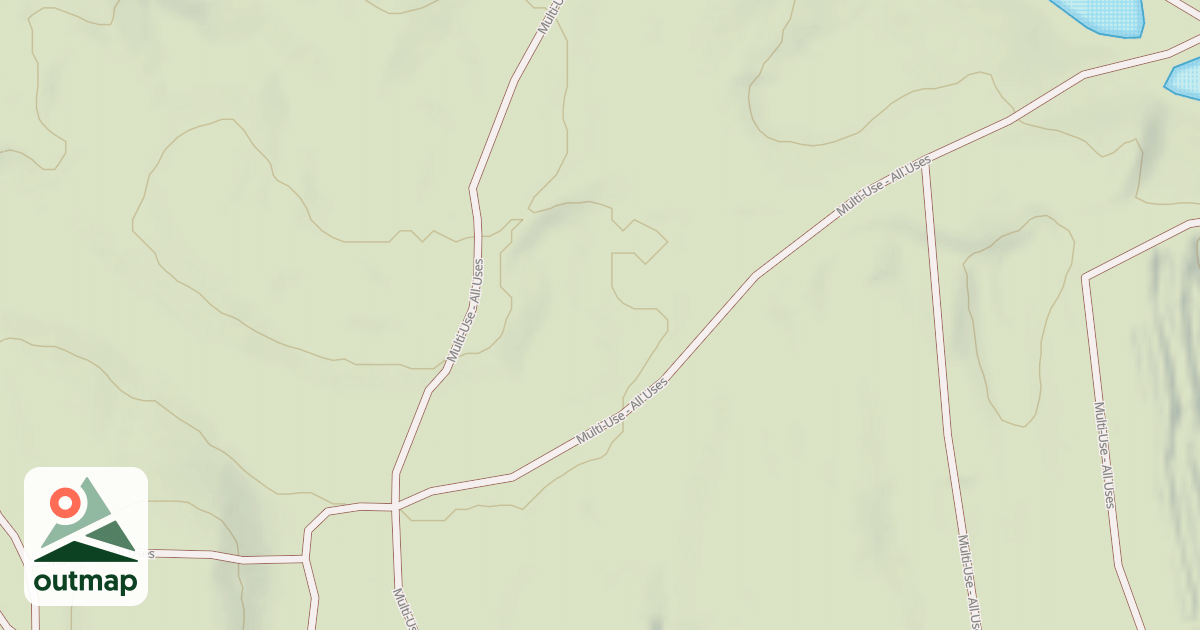 Map of Interlake State Recreation Area Trails