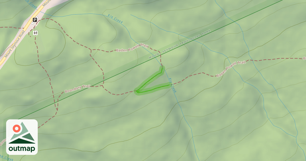 Map of Baden Powell Trail