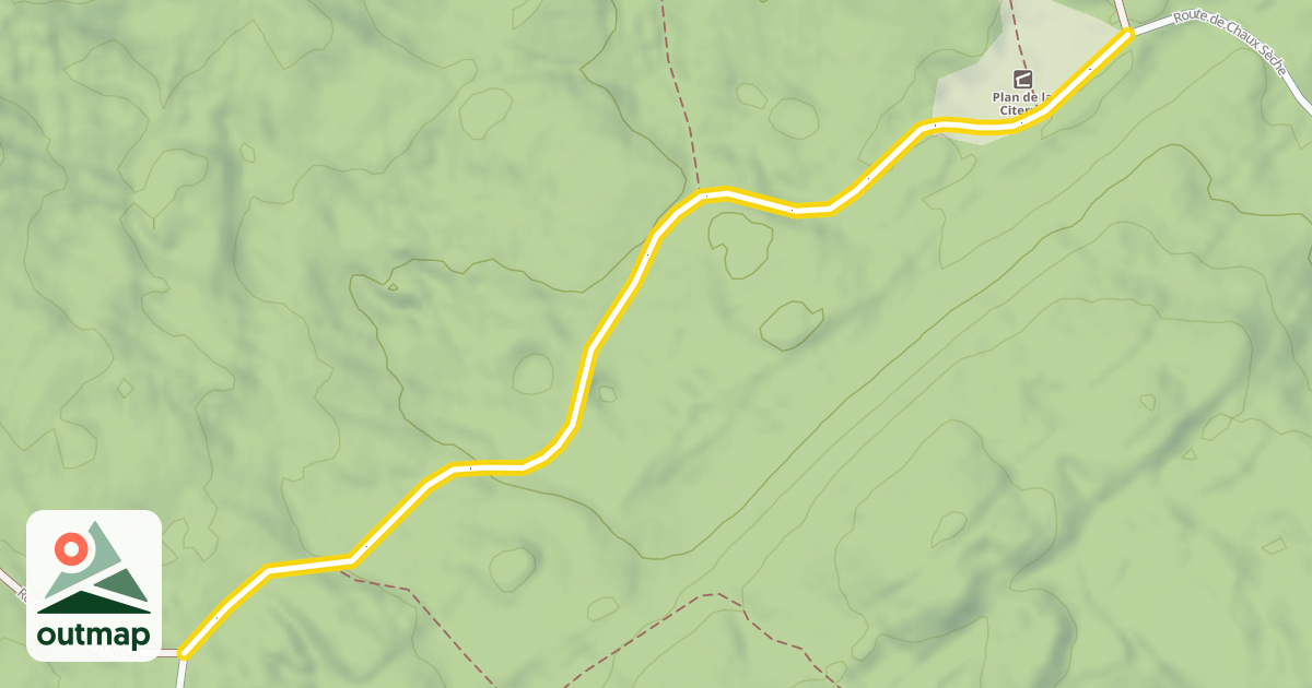 Map of Route de Chaux Sèche