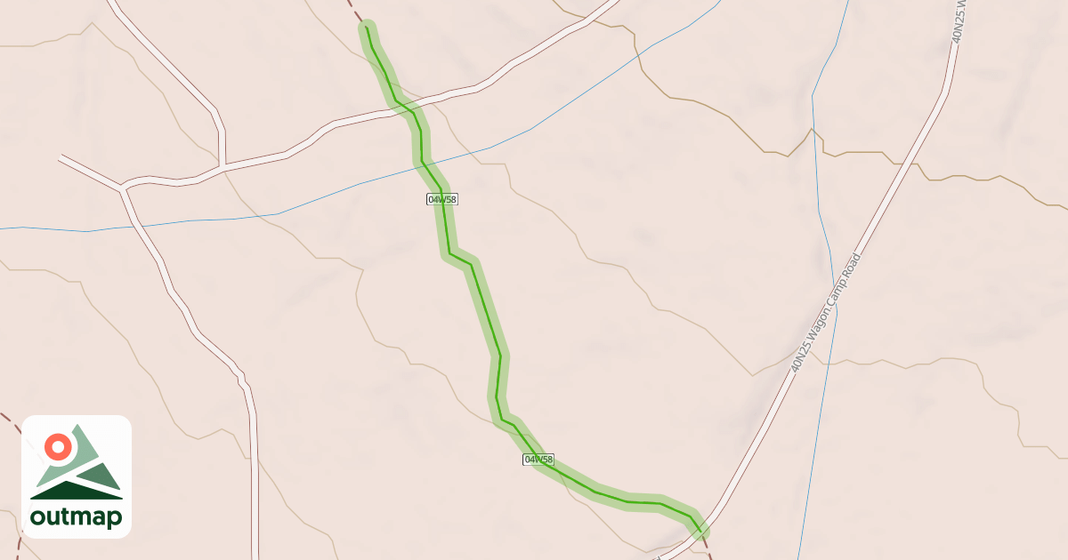 Map of Hucklebeerry Loop (North)