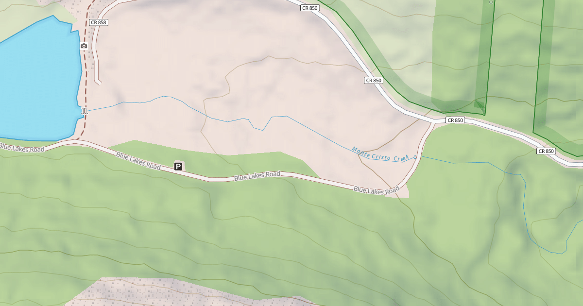 Map preview of BLUE LAKES