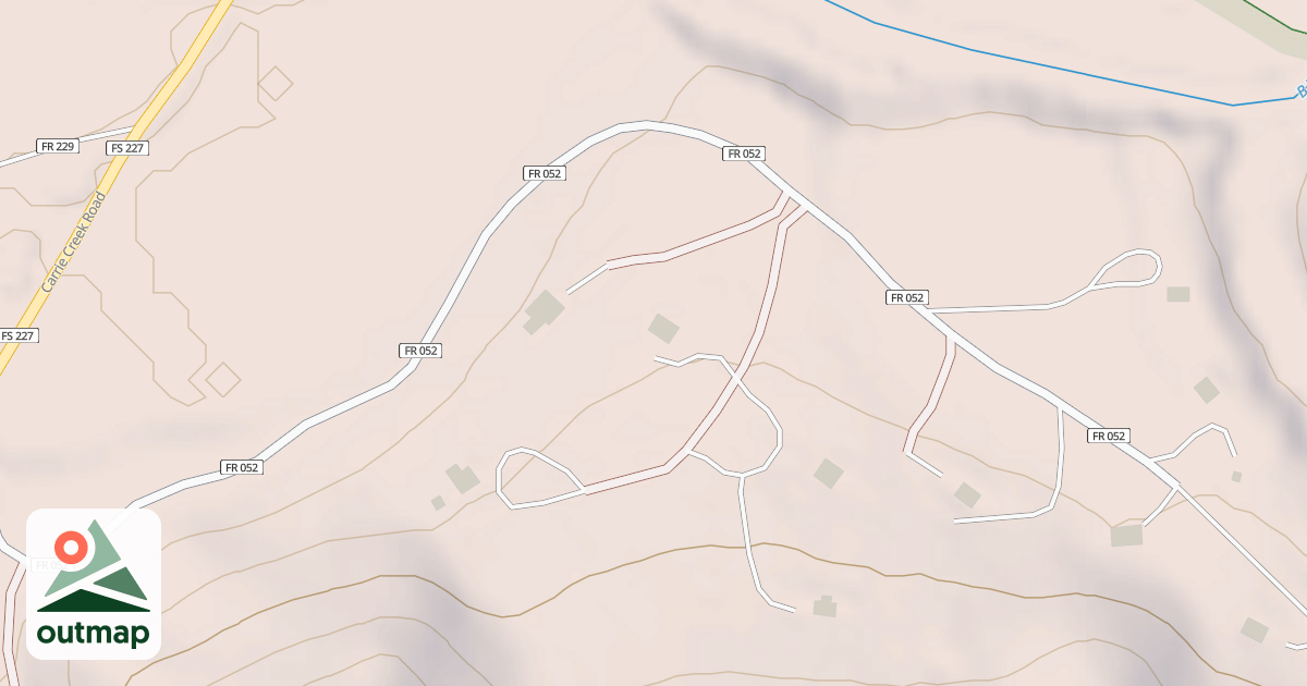 Map of BIG SMOKY SH SPUR B
