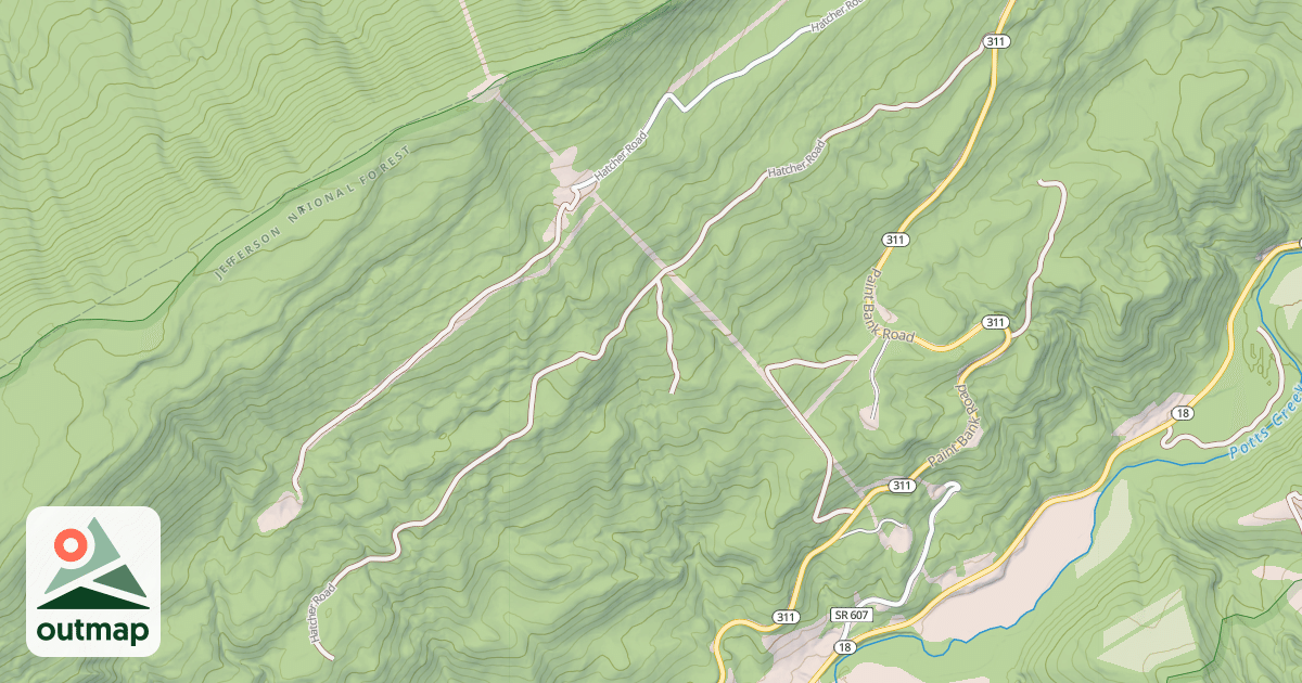 Map of HATCHER