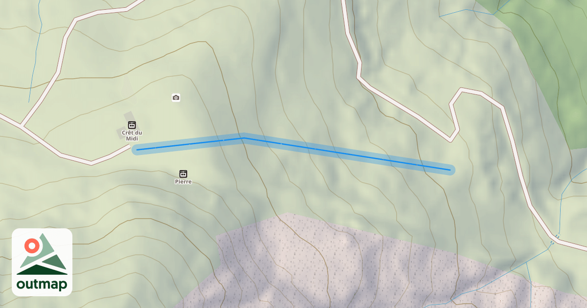 Map of La Pierre