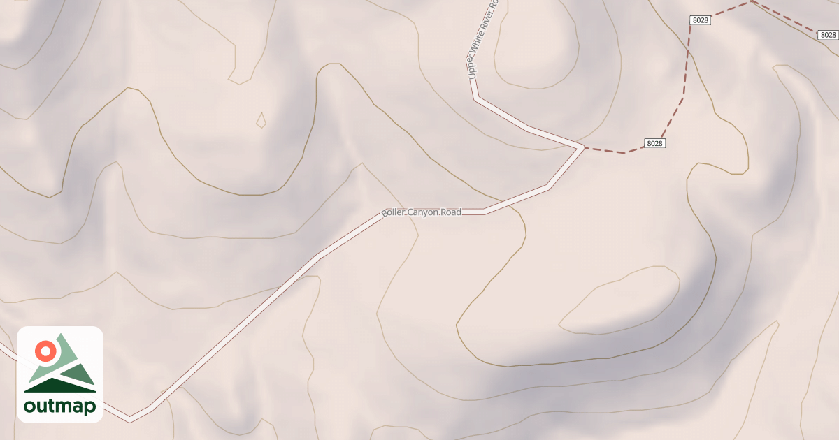 Map of BOILER CANYON