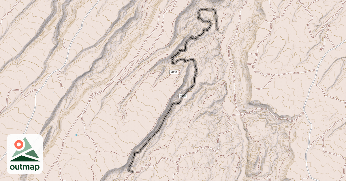 Map of Ewok Village Trail