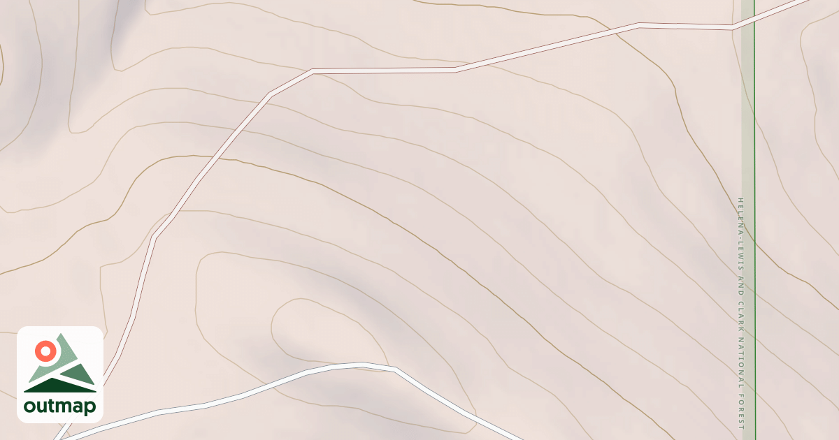Map of MONK COULEE