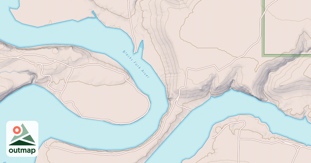 Map of BLACKS FORK DISPERSED F
