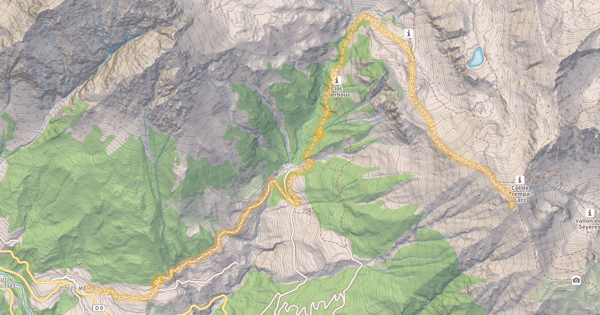 Map preview of Mont Guillaume (Sommet Nord) — Les Méans