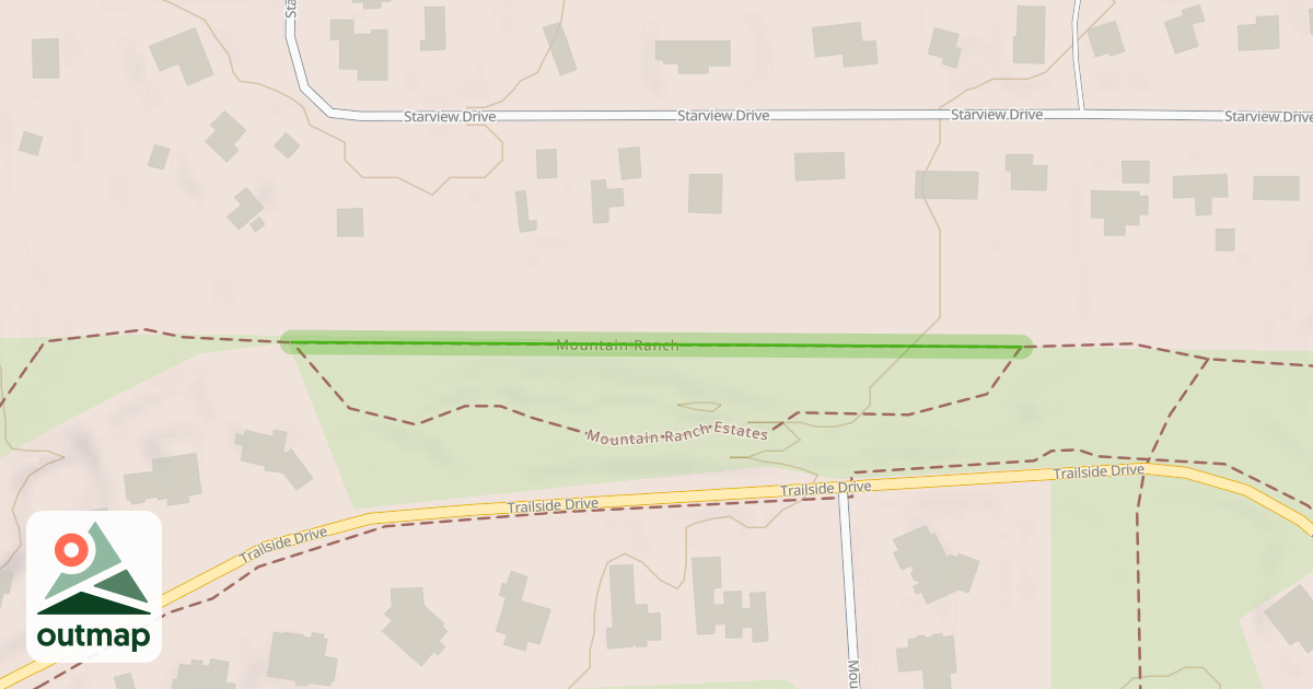 Map of Mountain Ranch