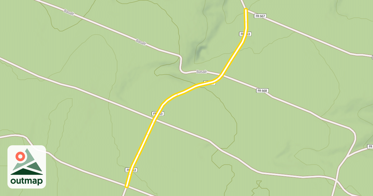 Map of Middle Draw