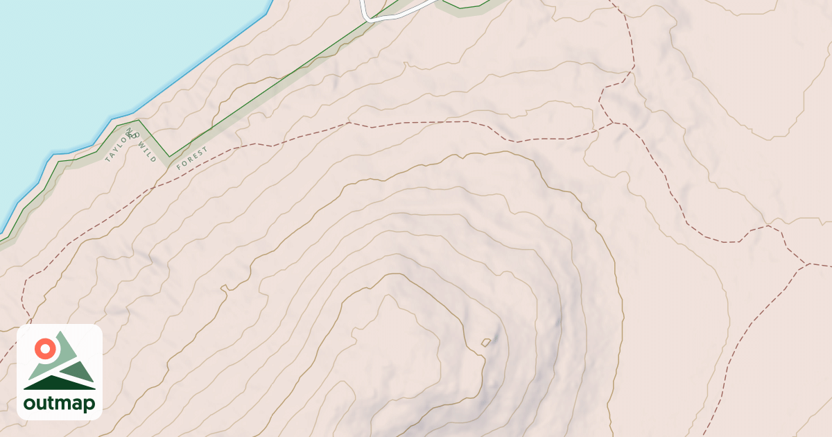 Map of Douglas Mountain Loop 4