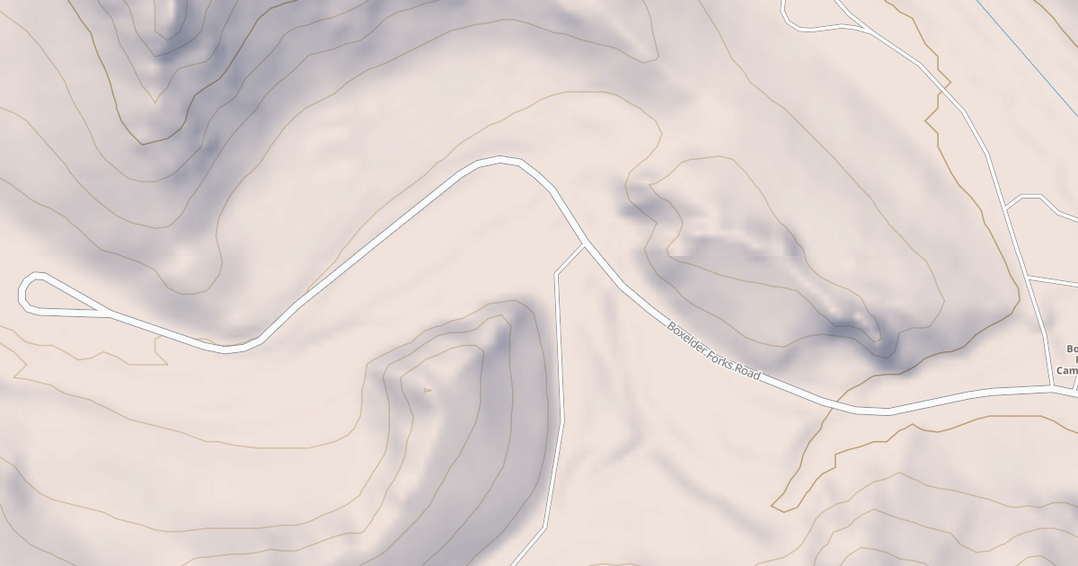 Map preview of BOXELDER FORKS