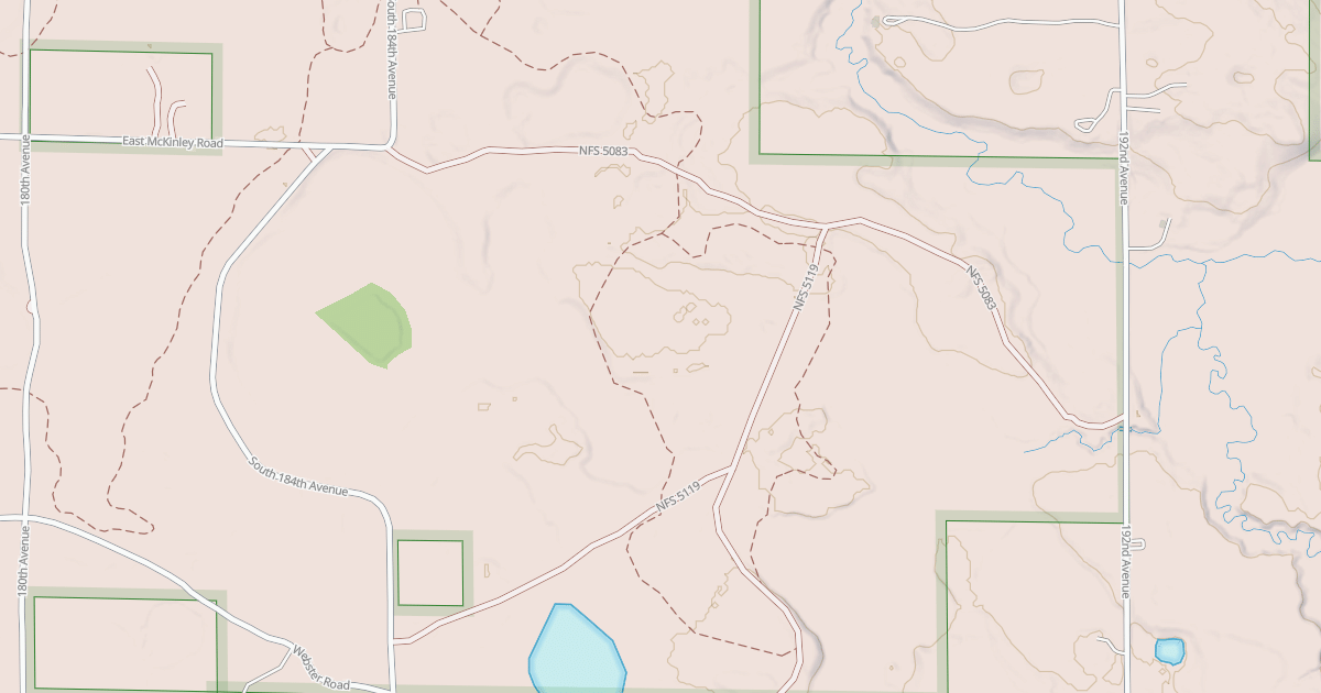 Map preview of HORSESHOE MOTORCYCLE TRAIL