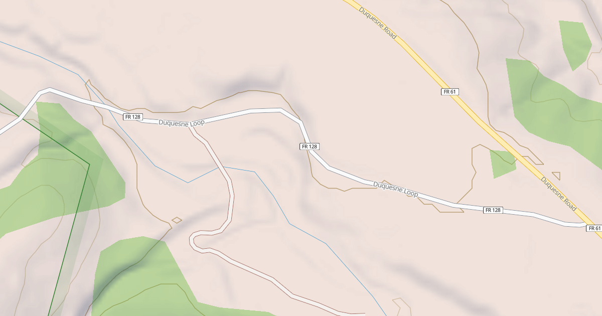 Map preview of DUQUESNE LOOP