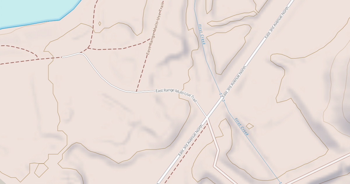 Map preview of East Range OHV Trail