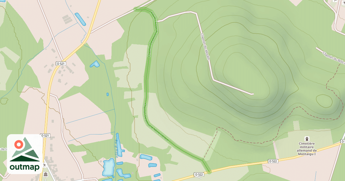 Map of Chemin Dessous le Mont Héraut