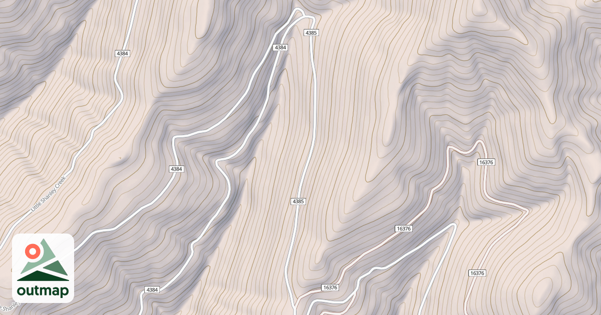 Map of BLACK CANYON