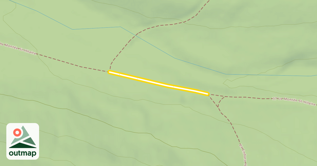 Map of 37 La Montée St-Hilaire