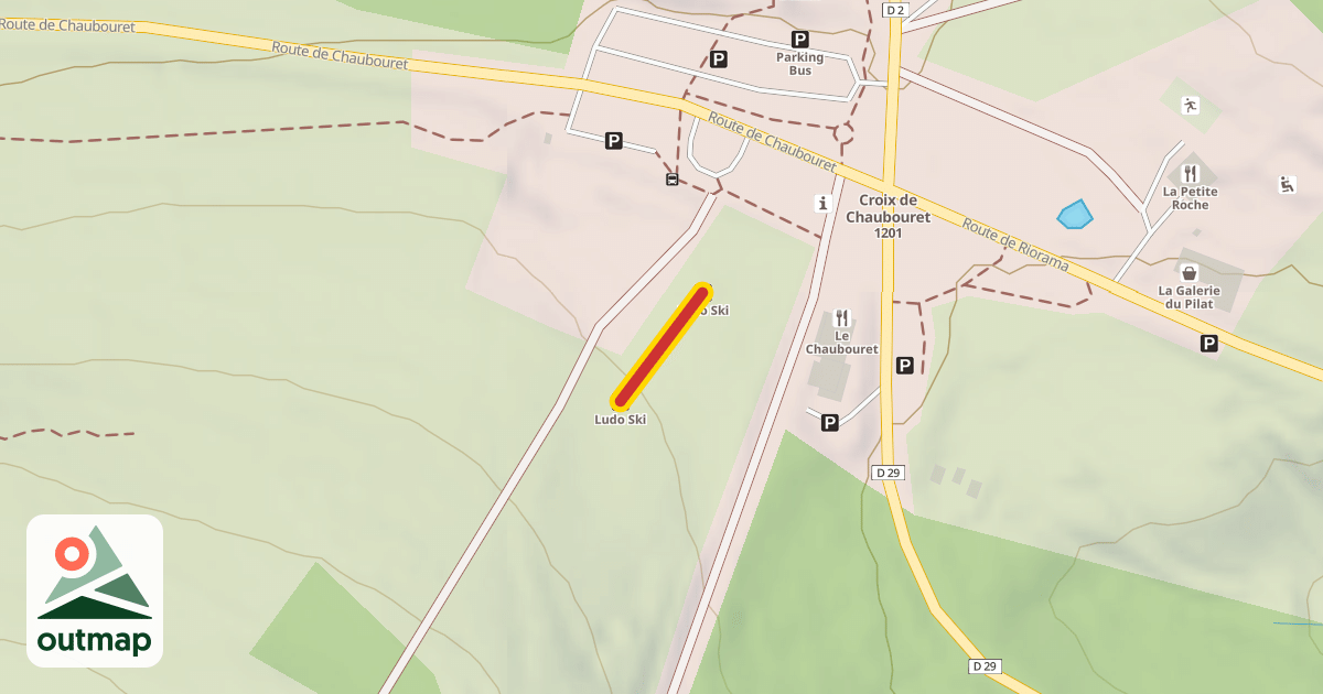 Map of Ludo Ski