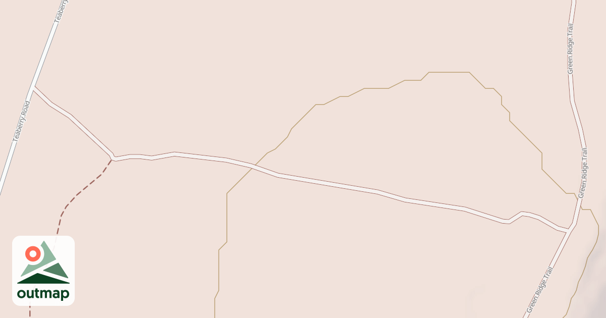 Map of Michaux State Forest – Snowmobile Trail System (Southern)
